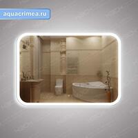 Зеркало 341ск с LED подсветкой 9,6 Вт/м 70 х 100 см с сенсорным выключателем